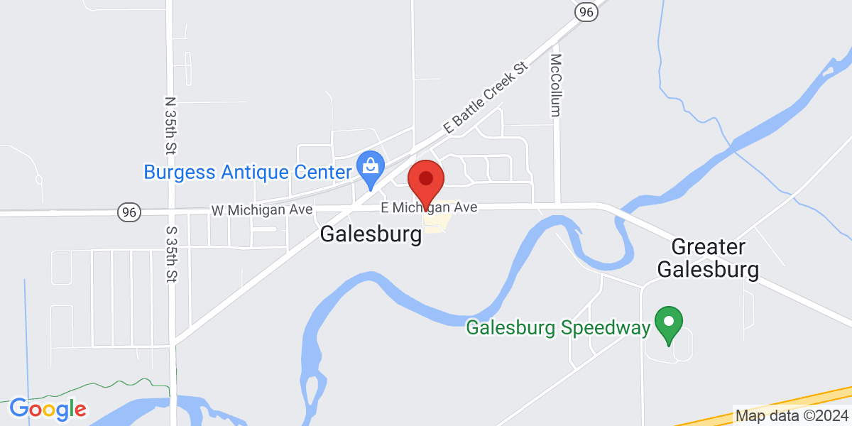 Map of Galesburg-Charleston Memorial District Library